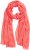 Ulla Popken Lightweight Scarf Coral Pink - Doplňky - 