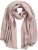 Ulla Popken Fringed Hem Knit Scarf Mocha Brown - Doplňky - 