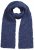 Ulla Popken Marled Mix Yarn Wool Blend Scarf Deep Aqua - Doplňky - 