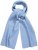 Ulla Popken Ribbed Knit Scarf Blue - Doplňky - 