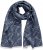 Ulla Popken Smyle Reversible Scarf Navy - Doplňky - 