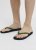 Jack & Jones Logo Palm Print Flip Flop Slippers Navy Blazer/Verdant Green - Pánská obuv 40-52 - 