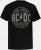 JP1880 AC/DC Graphic Comfort Fit Band T-Shirt Black - Trička - Trička nadměrné velikosti - 2XL-14XL