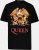 JP1880 Queen Graphic Comfort Fit Band T-Shirt Black - Trička - Trička nadměrné velikosti - 2XL-14XL