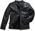JP1880 Classic Biker Style Leather Jacket Black - Bundy - Bundy Nadměrné Velikosti - 2XL-8XL