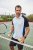 JP1880 FLEXNAMIC® QuickDry Tennis Polo Black-White-Blue - Sportovní Oblečení - Sportovní Oblečení 2XL-10XL