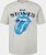 JP1880 Rolling Stones Graphic Comfort Fit Band T-Shirt Light Grey - Trička - Trička nadměrné velikosti - 2XL-14XL