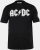 JP1880 AC/DC Classic Logo Band T-Shirt Black - Trička - Trička nadměrné velikosti - 2XL-14XL