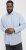 Jack & Jones Breeze Linen Blend Long Sleeve Shirt Chambray Blue - Košile - Košile 2XL-10XL