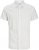 Jack & Jones Breeze Linen Blend Short Sleeve Shirt White - Košile - Košile 2XL-10XL