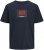 Jack & Jones Hudson Crew Neck T-Shirt Navy - Trička - Trička nadměrné velikosti - 2XL-14XL