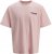Jack & Jones Fold Crew Neck T-Shirt Tickled Pink - Trička - Trička nadměrné velikosti - 2XL-14XL