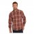 JP1880 Shirt Long Sleeve Checked Dark Orange TALL - TALL-velikosti - TALL-velikosti