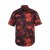 JP1880 Shirt Short Sleeve Linen Blend Red - Košile - Košile 2XL-10XL