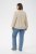Kaffe Curve Josa Shirt Feather Grey Stripe - Košile - 