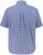 JP1880 Short Sleeve Check Print Traditional Shirt Blue - Košile - Košile 2XL-10XL