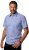 JP1880 Short Sleeve Check Print Traditional Shirt Blue - Košile - Košile 2XL-10XL