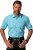 JP1880 Shirt Traditional Short Sleeve Turquoise - Košile - Košile 2XL-10XL