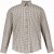 JP1880 Long Sleeve Check Print Traditional Shirt Brown - Košile - Košile 2XL-10XL