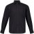 JP1880 Shirt Business Kent Collar Long Sleeve Black TALL - PÁNSKÉ OBLEČENÍ MT-6XLT - TALL-velikosti