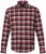 JP1880 Shirt Flannel Checked Long Sleeve Red TALL - PÁNSKÉ OBLEČENÍ MT-6XLT - TALL-velikosti