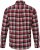 JP1880 Shirt Flannel Checked Long Sleeve Red TALL - PÁNSKÉ OBLEČENÍ MT-6XLT - TALL-velikosti