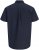 Jack & Jones Henry Slub Short Sleeve Navy - Košile - Košile 2XL-10XL