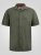D555 Connor Stretch Cuban Collar Reosrt Short Sleeve Shirt Khaki - Košile - Košile 2XL-10XL