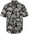 JP1880 Skull Pattern Jersey Short Sleeve Shirt Black - Košile - Košile 2XL-10XL
