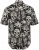JP1880 Skull Pattern Jersey Short Sleeve Shirt Black - Košile - Košile 2XL-10XL
