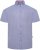 Kam Jeans 6340 Linen Mix Short Sleeve Shirt Blue - Košile - Košile 2XL-10XL