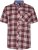 Kam Jeans 6368 Checked Short Sleeve Shirt Red - Košile - Košile 2XL-10XL