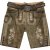 JP1880 Shorts Goat Suede with Belt Buckle Traditional Moss Green - Slavnostní oblečení - Slavnostní oblečení – Oslavujte stylově a pohodlně