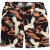 JP1880 Bermuda Shorts Floral All-over Print Black - Šortky - Šortky Nadměrné Velikosti W40-W60