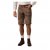 JP1880 Shorts Leather Traditional Cowhide Brown - Šortky - Šortky Nadměrné Velikosti W40-W60