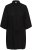 Kaffe Curve Mille Short Shirt Dress Black Deep - Mini šaty - 
