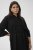 Kaffe Curve Mille Short Shirt Dress Black Deep - Mini šaty - 