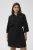 Kaffe Curve Mille Short Shirt Dress Black Deep - Mini šaty - 