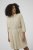 Kaffe Curve Milla Short Shirt Dress Chinchilla/Chalk Stripe - Mini šaty - 