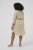 Kaffe Curve Milla Short Shirt Dress Chinchilla/Chalk Stripe - Mini šaty - 
