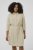 Kaffe Curve Milla Short Shirt Dress Chinchilla/Chalk Stripe - Mini šaty - 