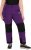 Ulla Popken HYPRAR Multifunctional Durable Inset Trekking Pants Plum - Džíny & Kalhoty ve Velkých Velikostech – Plus Size - 