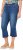 Ulla Popken Cropped Flared Eyelet Jeans Denim Blue - Džíny & Kalhoty ve Velkých Velikostech – Plus Size - 
