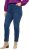 Ulla Popken Splatter Painted Jeans Blue - Džíny & Kalhoty ve Velkých Velikostech – Plus Size - 