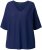 Ulla Popken Oversized 3/4 Sleeve V-Neck Sweater Navy - Mikiny & mikiny s kapucí - 