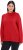 Ulla Popken Long Sleeves Mock Turtleneck Sweater Salsa Red - Mikiny & mikiny s kapucí - 