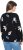 Ulla Popken Eco Cotton Leaf Pattern Long Sleeve Sweater Black - Mikiny & mikiny s kapucí - 