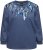 Ulla Popken Sequined Neck Long Sleeve Sweatshirt Ink Blue - Mikiny & mikiny s kapucí - 