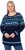 Ulla Popken Norwegian Style Pastel Tone Long Sleeve Sweater Ink Blue - Mikiny & mikiny s kapucí - 