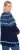 Ulla Popken Norwegian Style Pastel Tone Long Sleeve Sweater Ink Blue - Mikiny & mikiny s kapucí - 